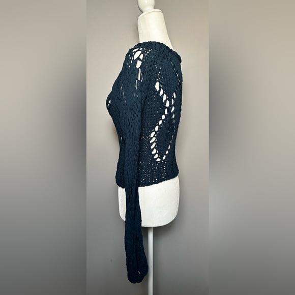 Jean Paul Gautier teal sweater - Picture 2 of 7